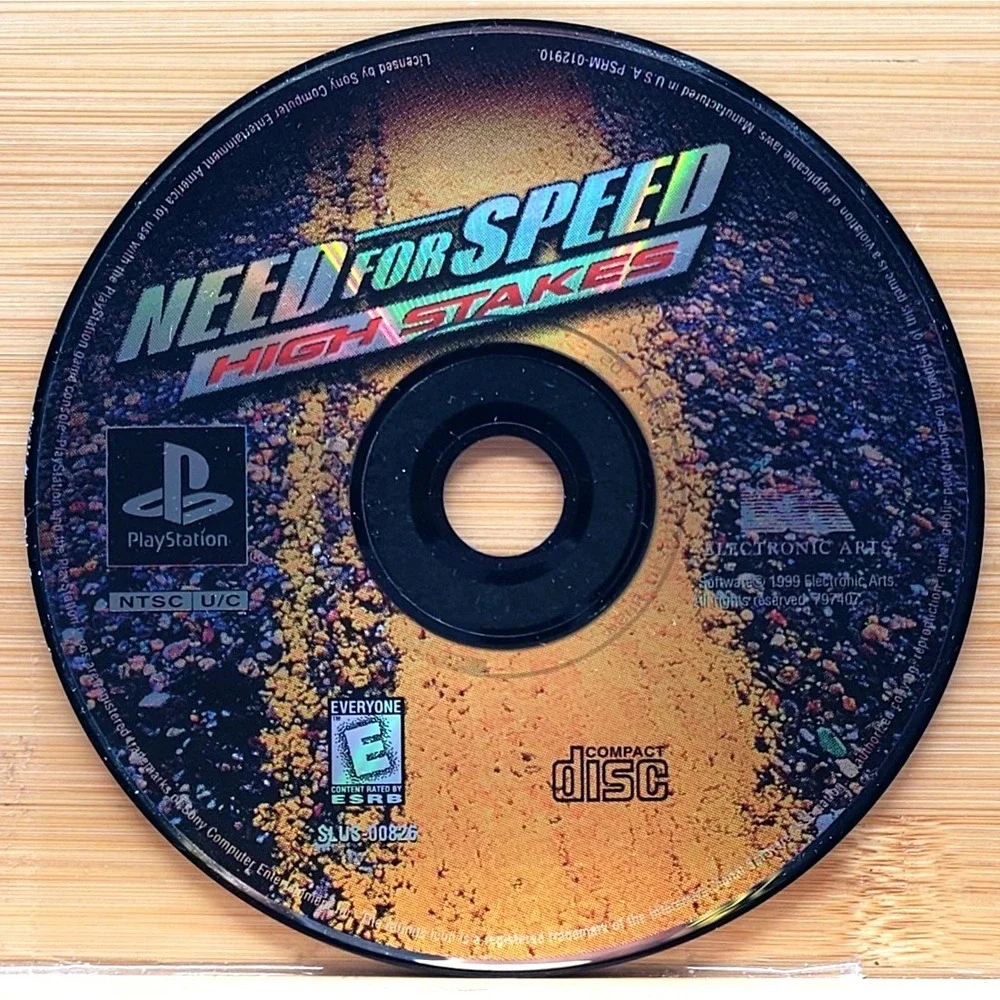 Need for Speed: High Stakes (Sony‎ PlayStation 1, 1999) PS1 DISC ONLY